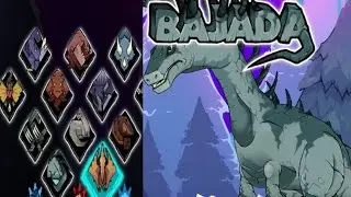 TODOS LOS DINOSAURIOS VS BAJADASAURUS. ALL DINOSAURS VS BAJADASAURUS DINO RUMBLE JURASSIC WARS ⭐