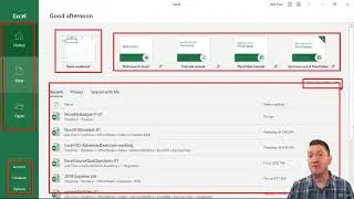 2  Microsoft Excel Startup Screen