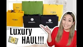LUXURY Shopping Haul 2022! 🛍  (Chanel, Fendi, Gucci Designer Unboxings!) | Tarina Monty