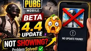 PUBG  4.4 Beta update issue ❌ How to solve ?