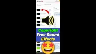 How To Download Copyrighte Free SFX/Sound Effects For Video Editing #shorts