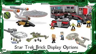 Star Trek Brick Sets Through the Years.  Display Overview and Options