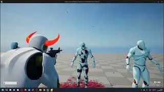 Xaphan. Bullet decals, blood effects. Unreal Engine 5