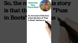 Moral of the story puss in Boots@yourfavouritecartoons#childrenscartoon#animation#emotional#edit