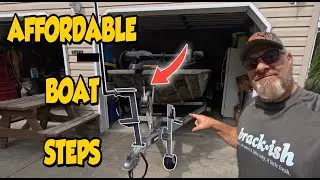 #INSTALLING NEW #AFFORDABLE BOAT STEPS I