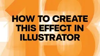 How to Create This Layered Type Effect in #Illustrator