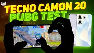 Tecno Camon 20 90 Fps Pubg? | HEATING Problem?🔥⚠️ | Pubg Fps Test❤️