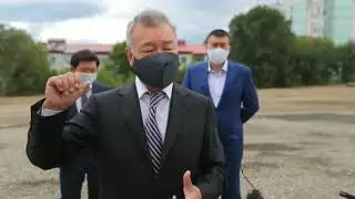 Аким области проверил ход ремонтных работ в Усть-Каменогорске