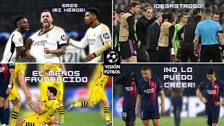 PSG y Bayern ELIMINADO | LA VUELTA DEL REAL MADRID | ¿La historia del menos favorecido del Dortmund?