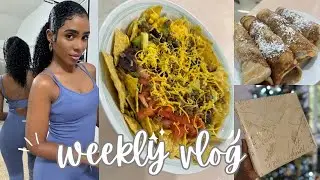 CHRISTMAS SHOPPING| GIFT IDEAS & WRAPPING| APPLE CREPES|CHIT CHAT GRWM|TACO SALAD| NEW MEAL PLAN APP