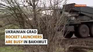 Ukrainian Artillery Crews Defending Bakhmut Rely On Grad Rocket Systems