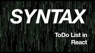 Write a ToDo List in React