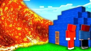 Su Evi LAV TSUNAMİ'ye Karşı !! - Minecraft