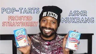 Frosted Strawberry Pop Tarts ASMR Mukbang