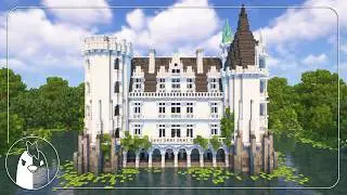 Lake Chateau | French Castle, Greenhouse, & Gardens | Minecraft Timelapse