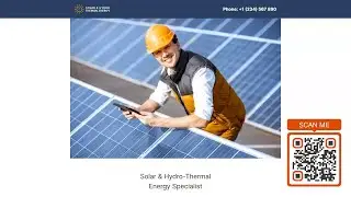 Solar Sales Digital Business Card - Phone/Mobile Website