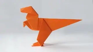 How To Make A Paper Dinosaur | Easy Origami Dino Folding Tutorial