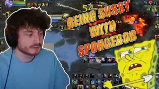 Graycen Being Sussy Ft. Spongebob in World of Warcraft