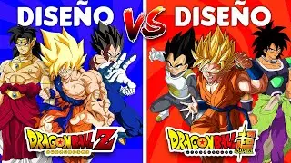 ¿Qué diseño prefieres? Dragon Ball Z vs Dragon Ball Super 🎨🐲 trivia anime | SOR anime