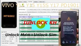 VIVO Y12 Y15 Y15S Y17 PD1901 Unlock sim Payment all lock working