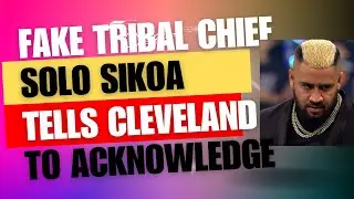 Fake 'Tribal Chief' Solo Sikoa tells 'Cleveland Ohio' to acknowledge him.