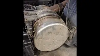 Scania, motor. Удаление катализатора!