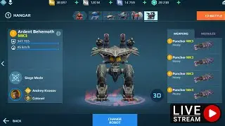 WAR ROBOTS LIVE STREAM ARDENT BEHEMOTH HOW GOOD IS IT? 