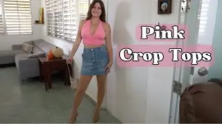 Pink Tops Try On