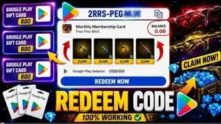 Free Redeem Code Kaise Len😋| Live Proof 100% Google Play Redeem Code |free Redeem Code App|free Fire