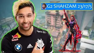 G2 Shahzam Reina Insane Icebox Valorant Ranked. Entry no stop and MVP [Highlights]