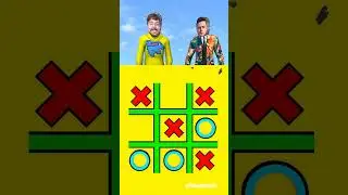 TIC TAC TOE CHALLENGE with HEROBRINE and ENTITY #mrbeast #mellstroy #funny #vairalvideo