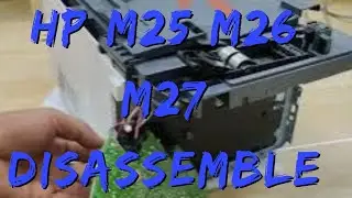 HP LaserJet Pro MFP M26a M26nw M25a disassemble main board power board fuser film