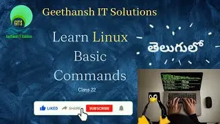 Linux Basic commands22 | Linux for beginners | Linux in Telugu | Linux Commands