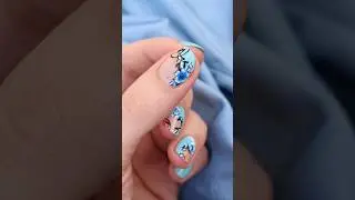 Nail art fleurs one stroke #summernails #onestroke #nailart