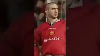 Eric Cantona famous celebration...........