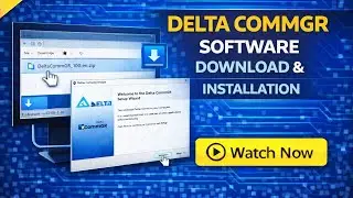 Delta CommGR Software Download & Installation | Delta PLC Communication Manager Setup