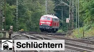 4 Stunden am Bahnhof Schlüchtern [Bahnbetrieb im Kinzigtal]