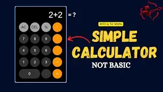 JavaScript Calculator Project for Your Portfolio (Vanilla JS)