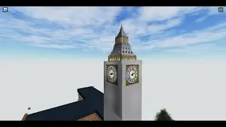 Big Ben in Roblox with clock mechanism! (Part 2)