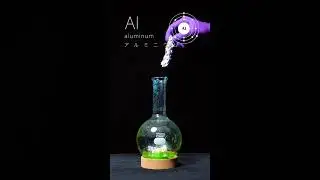 HCL + CuSO4 + Al Reaction 😱🌩️ #chemistry  #viral #science #scienceexperiment #shorts #shaun