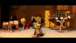 Minecraft   Анимация  песня  мобов