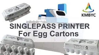 KMBYC Single Pass Printer Print On Egg Carton With different sides