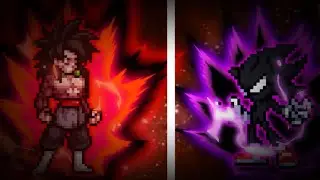 Ss4 Goku Black vs Dark Sonic