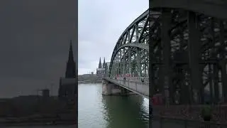 Hohenzollern Brücke, Cologne (Köln), Germany #shorts #köln #cologne #hohenzollernbrücke