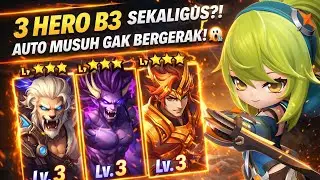 3 HERO B3 SEKALIGUS?! AUTO MUSUH GAK BERGERAK! 😱🔥