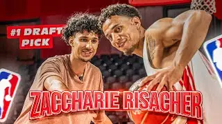 J'AFFRONTE LE 1ER CHOIX DE LA DRAFT NBA 2024 ! ZACCHARIE RISACHER)