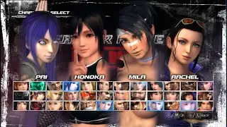 DEAD OR ALIVE 5 - Pai & Honoka VS Mila & Rachel PC Mod