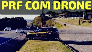 PRF começa a fiscalizar com drones nas rodovias federais