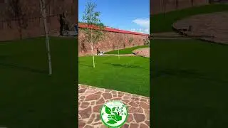 Искуственный газон, после укладки, оцени ❤️