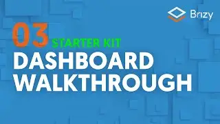 Dashboard Walkthrough | Brizy Cloud 2022, Starter Kit 03